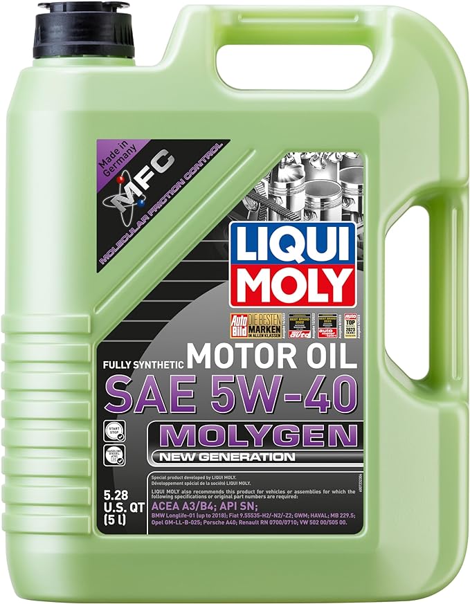 LIQUI MOLY Molygen New Generation 5W40 | 5 L | Fully synthetic engine oil | by LIQUIMOLY