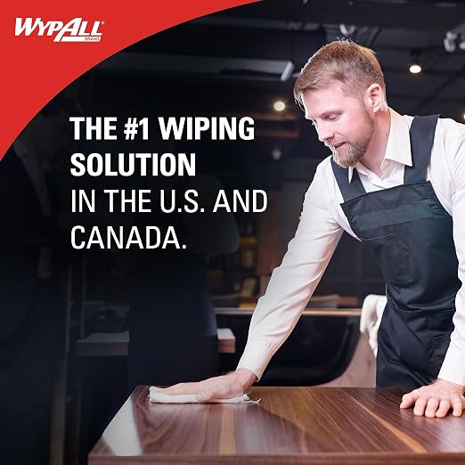 WypAll GeneralClean X60 Cloths Multi-Task Cleaning Wipes, Strong and Absorbent - Image 3