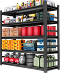 87" H, Heavy Duty 5-Tier Steel Garage Shelving Unit | 3800LB Capacity| Garage & by Unknown