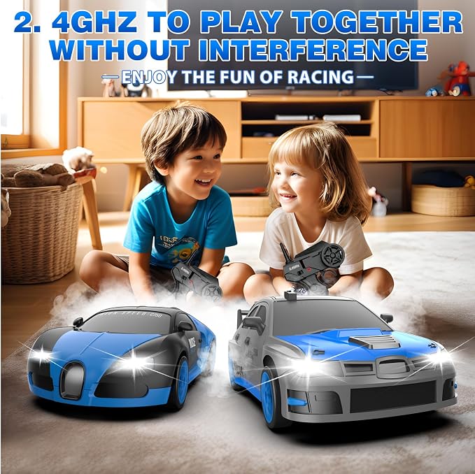 RC Drift Car, 1/24 2.4GHz 4WD Remote Control Car High Speed Drift RC Cars - Image 6