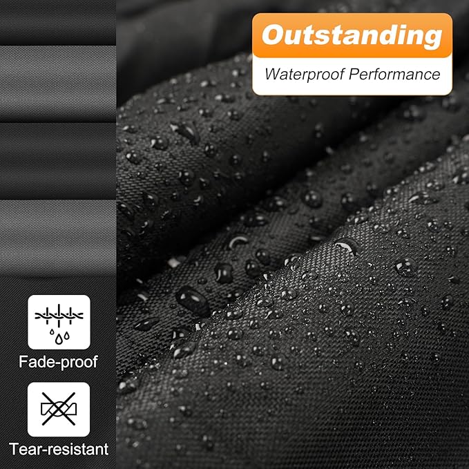 QUNSUNUS Waterproof Car Cover for Ford Mustang 1979-1993, Outdoor Car Covers - Image 5