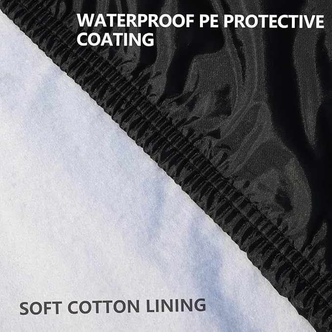 Tecoom Car Cover Waterproof All Weather, Car Covers - Image 5