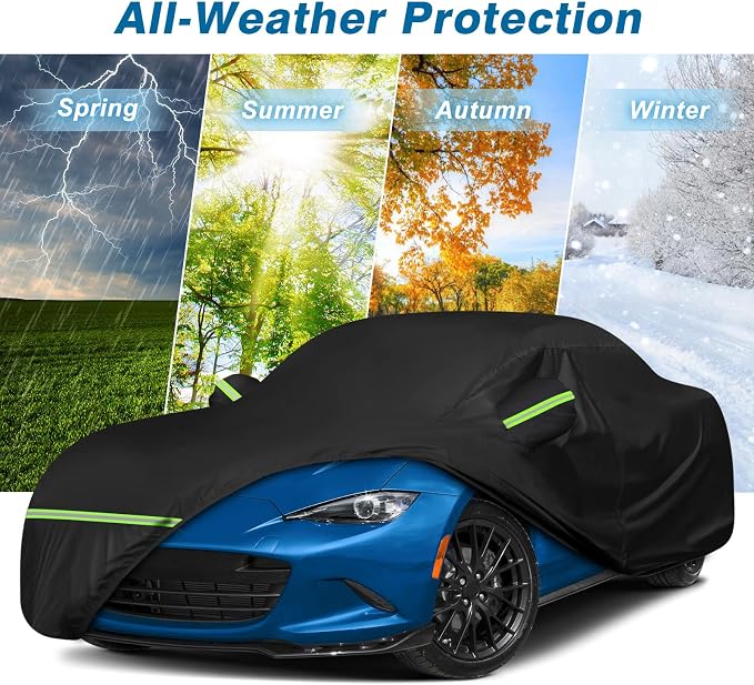 for Mazda Miata MX-5 Full Car Cover Waterproof All Weather, Outdoor Car Covers - Image 6