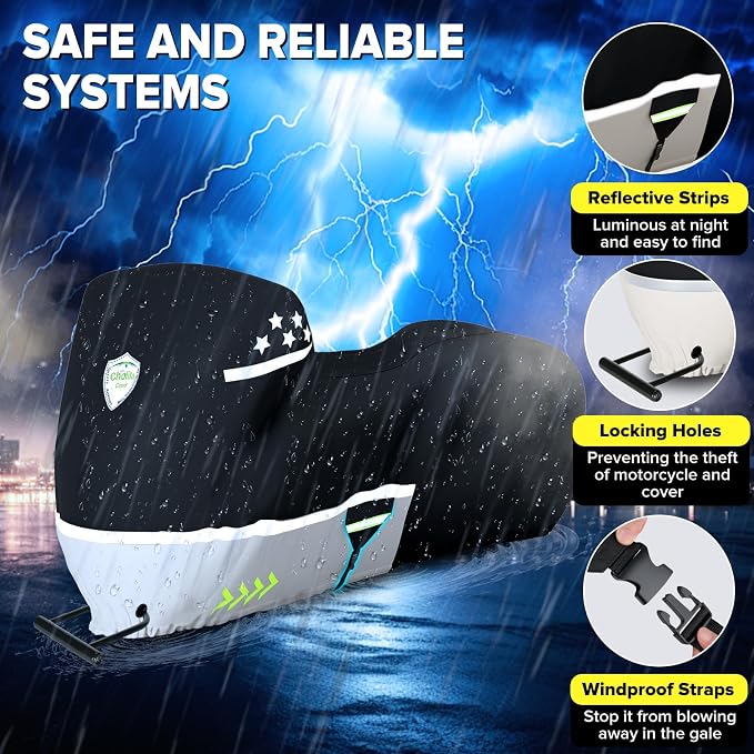 CholilaCover Motorcycle Cover for Touring Models - Image 6