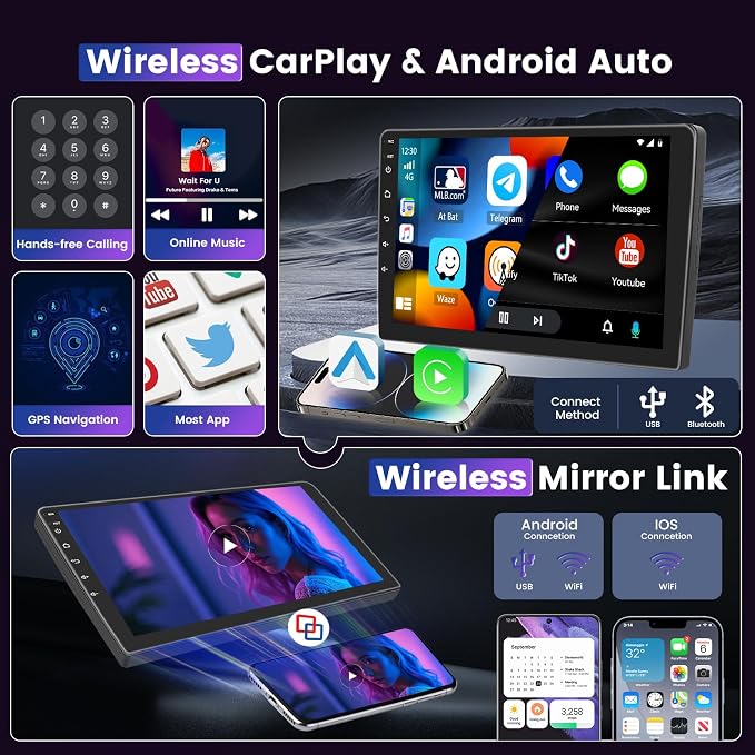 8 Core 4G+64G Car Stereo for Toyota Corolla EX 2007-2012 5G WiFi DSP/32EQ - Image 3