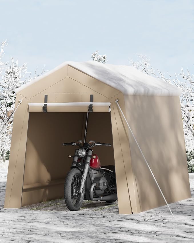 6x6 Ft Carport Heavy Duty Tent - Image 2
