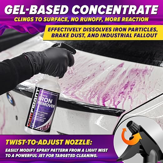 Iron Remover for Car Detailing – Iron Decon Spray, Pulls Out Brake Dust - Image 2