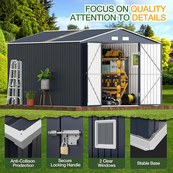 Outdoor Storage Shed 10X12FT - Image 6