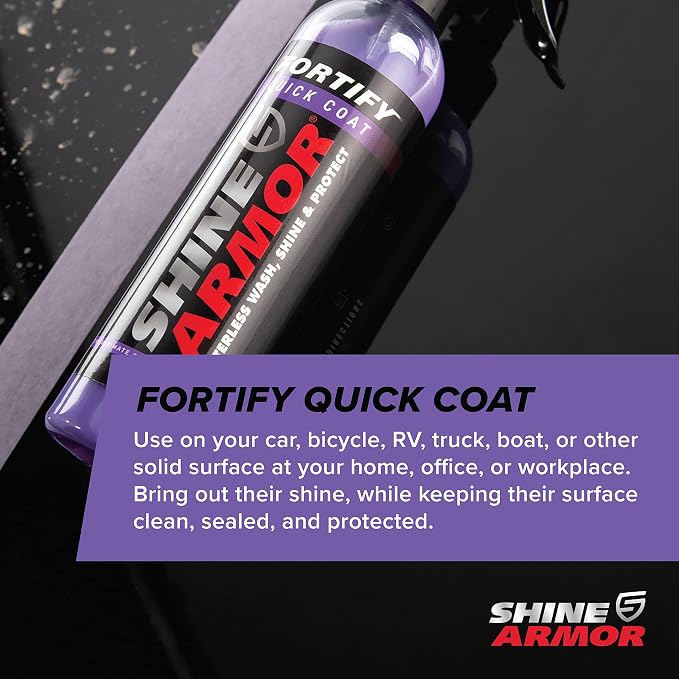 SHINE ARMOR Fortify Quick Coat – 3-in-1 Ceramic Coating Spray | Waterless Wash - Image 7