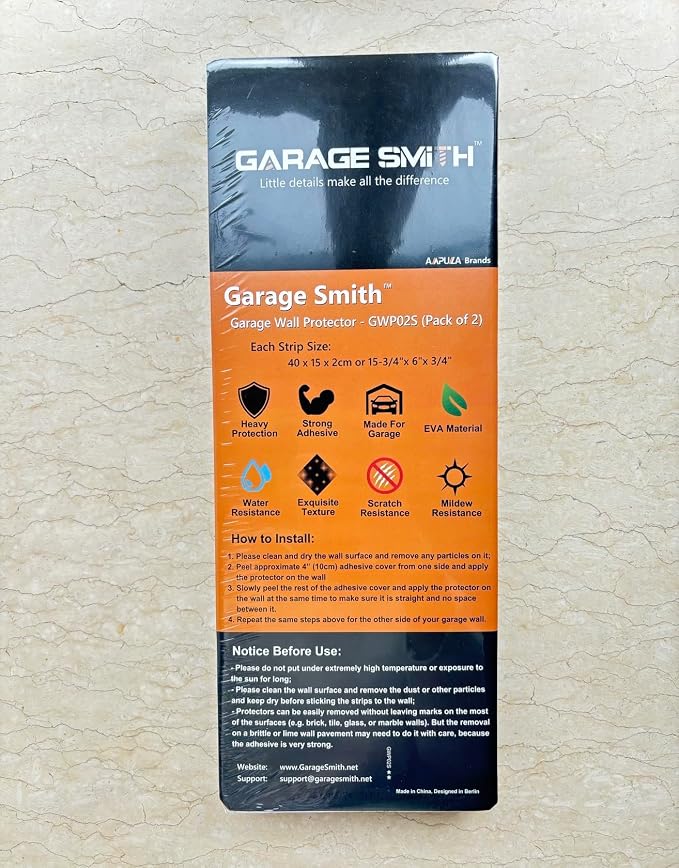 Ampulla GWP02S Garage Wall Protector Car Door Protectors, Designed in Germany - Image 8