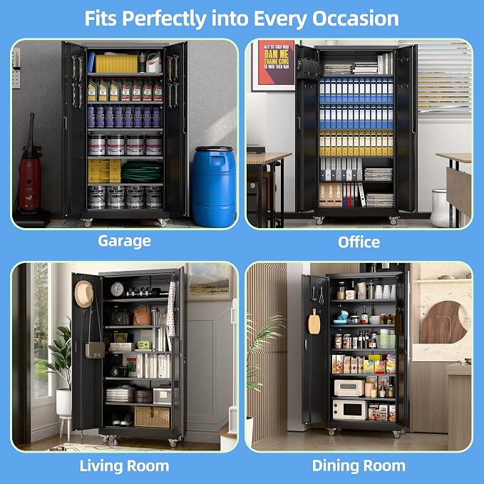 Metal Garage Storage Cabinet - Image 7