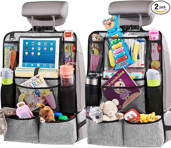 Helteko Backseat Car Organizer, Kick Mats Back Seat Protector by Helteko