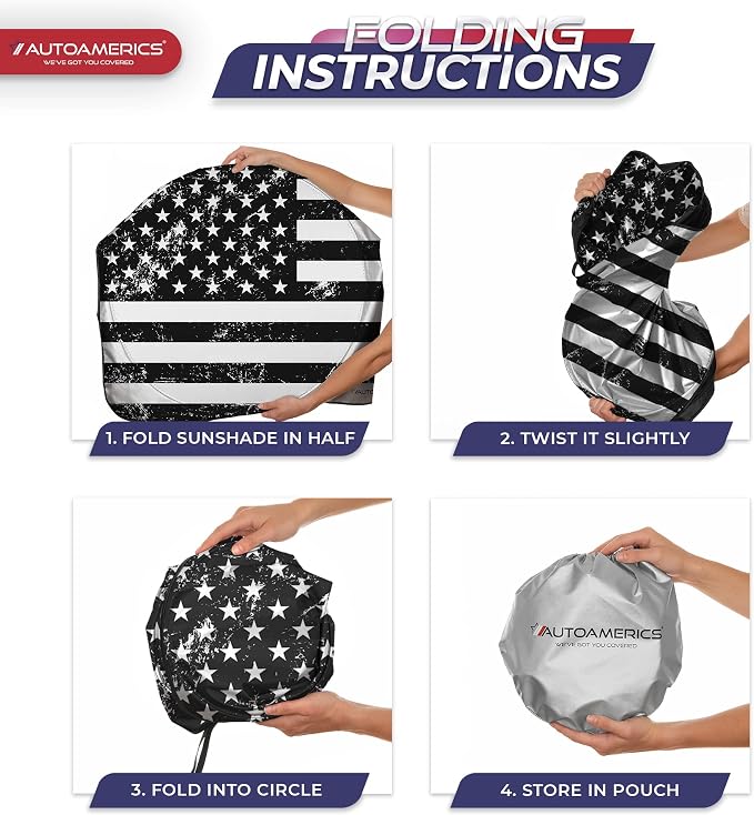 Autoamerics Truck Windshield Sun Shade - Image 8