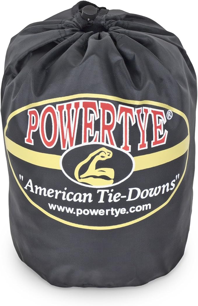 PowerTye - Made in USA - Extra Long Ratchet Tie Down Straps, Heavy Duty - Image 4