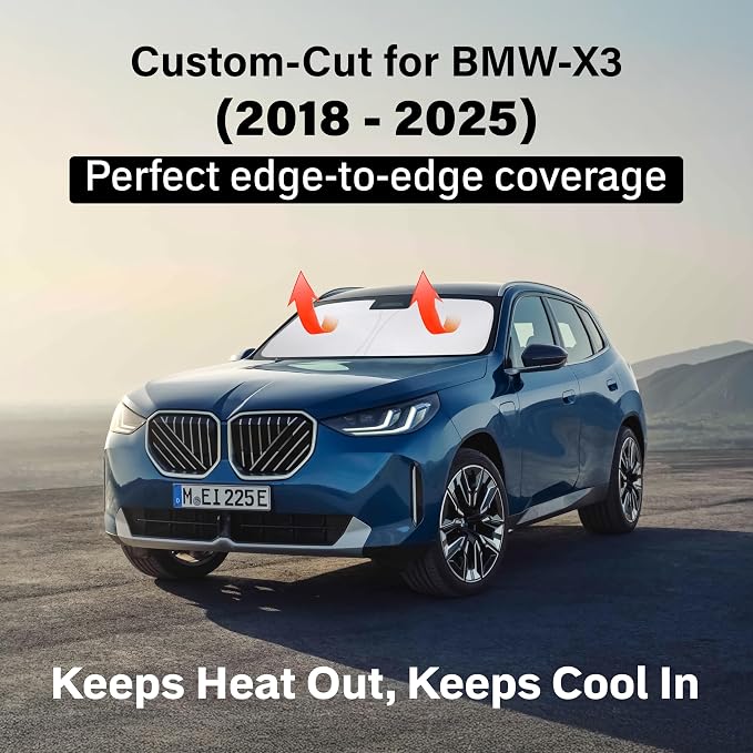 BMW X3 EcoNour Car Windshield Sunshade 2018-2025 - Image 2