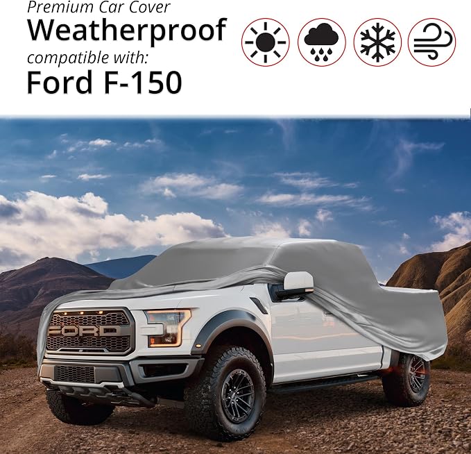 Car Covers Weatherproof Max Truck Cover & Warranty Compatible - Image 2