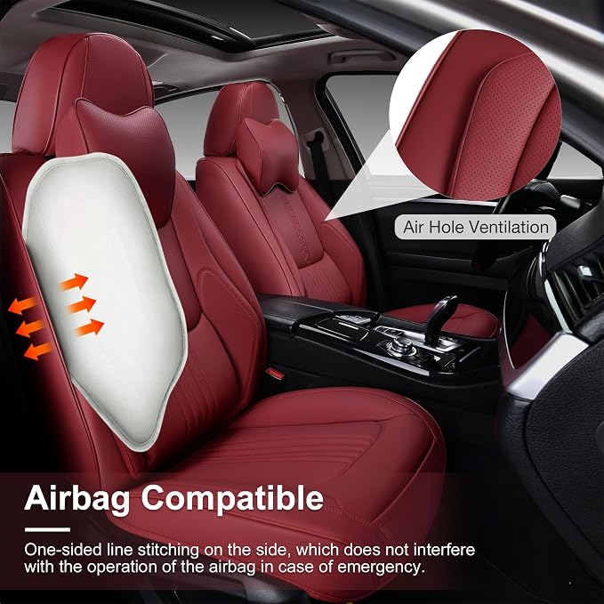 Car Seat Covers Full Set, Front and Rear Seat Covers - Image 6