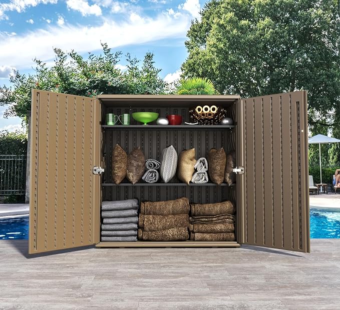 HOMSPARK Indoor/Outdoor Storage Cabinet - Image 6
