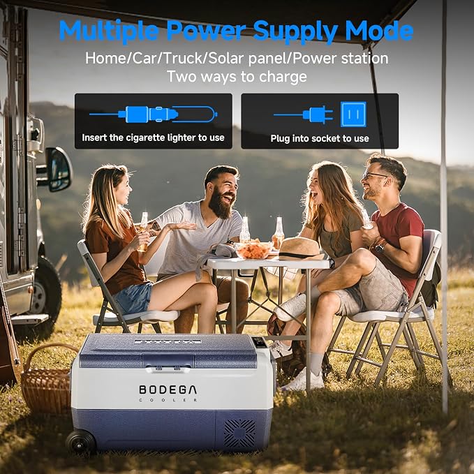 BODEGACOOLER 12 Volt Car Refrigerator, 38 Quart Portable Freezer, Car Fridge - Image 6