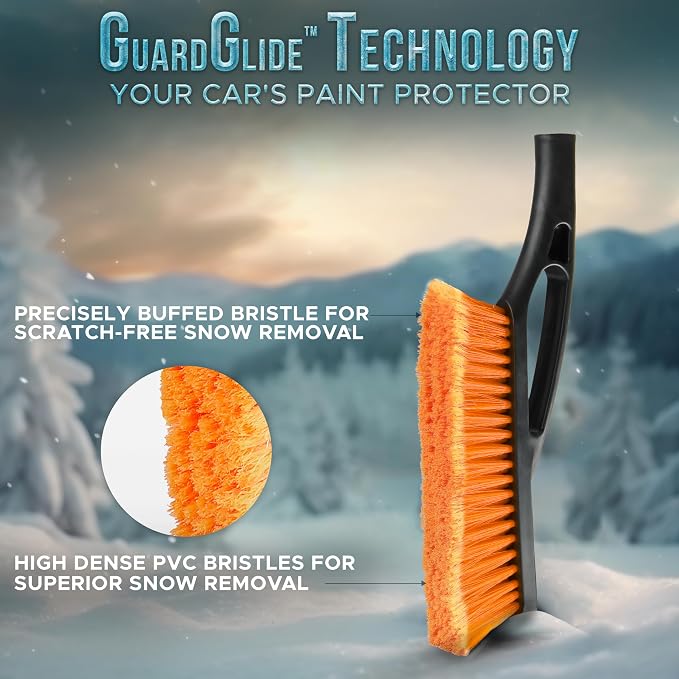 EcoNour 43" Ice Scrapers for Car Windshield Extendable | 3 Parts Detachable - Image 3