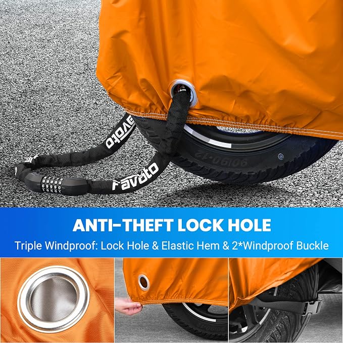 Favoto Motorcycle Cover Waterproof Outdoor - Image 4