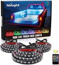 Nilight 3PCS 60 Inch RGB Truck Bed Light Strip Kit 270 LED Neon Accent Lights by Nilight