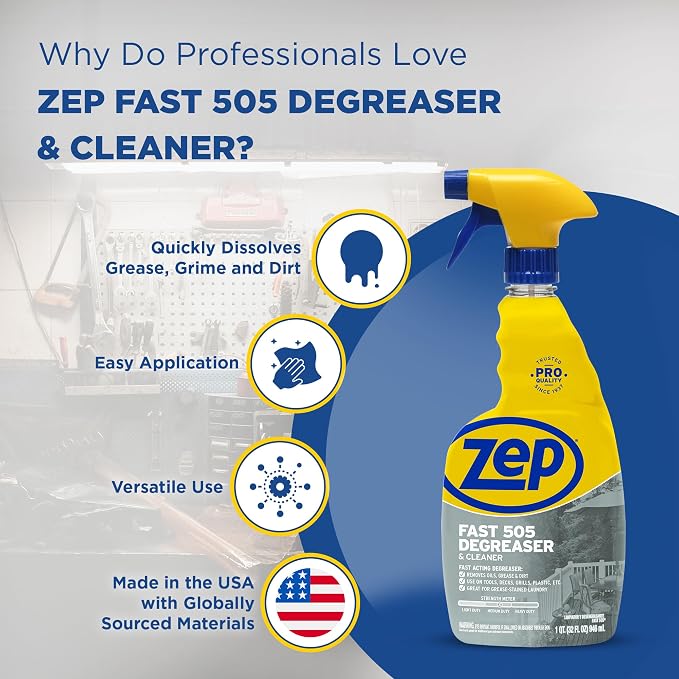 Zep Fast 505 Cleaner and Degreaser - Image 4