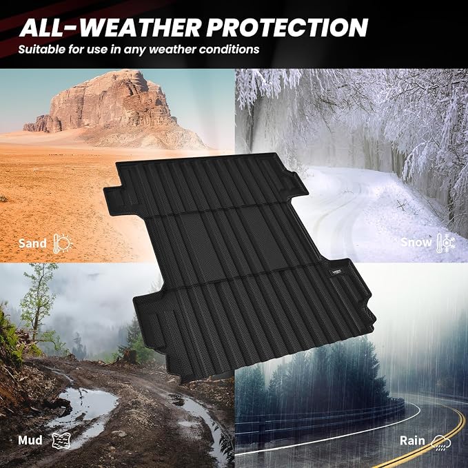LASFIT Truck Bed Mat 2020-2025 for Chevrolet Silverado/GMC Sierra 2500HD 3500HD - Image 7