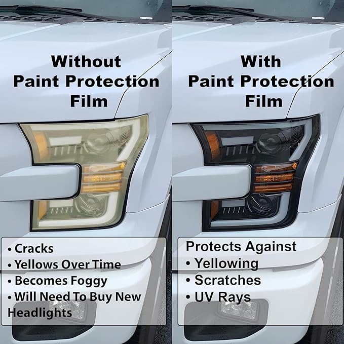 BOGAR TECH DESIGNS Full Headlight Head Light PPF Kit Fits Cadillac Escalade - Image 3