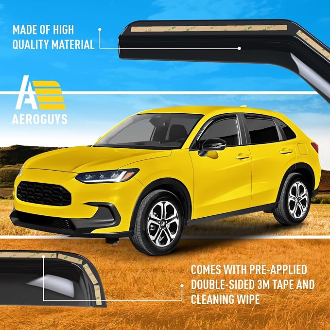 Extra Durable Window Deflectors in-Channel Window Visors Rain Guards Fit - Image 6