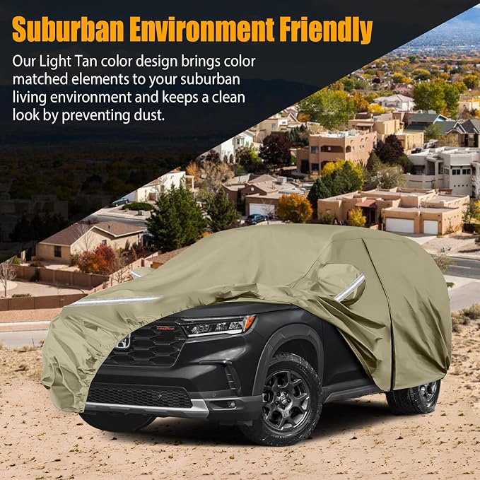 Waterproof Car Covers Replace for 2002-2025 Honda Pilot, Windproof Bands for - Image 5
