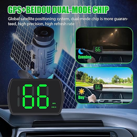 GPS Digital Speedometer for Car MPH, Golf Cart Universal HUD Speed Meter - Image 5