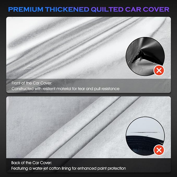 Car Cover Custom Fit for Toyota Camry 1996-2025, Honda Accord 2001-2025 - Image 2