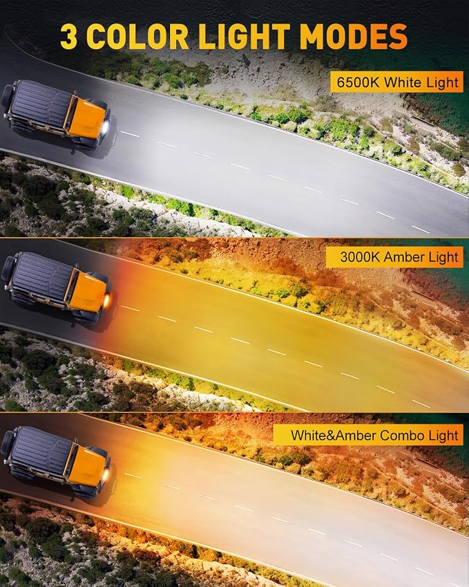 NAOEVO 12 Inch LED Light Bar, 300W 30000LM LED Offroad Fog/Driving Lights - Image 2