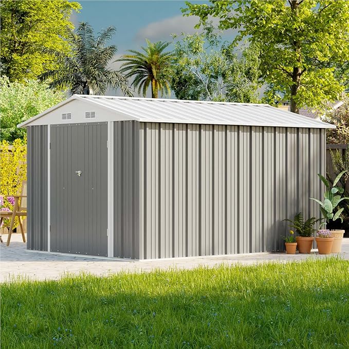 Patiowell 8x10 FT Outdoor Storage Shed - Image 5