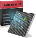 BDFHYK Cabin Air Filter with Activated Carbon Compatible with Nissan Quest by BDFHYK