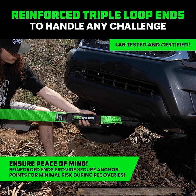 Rhino USA Recovery Tow Strap - Image 3