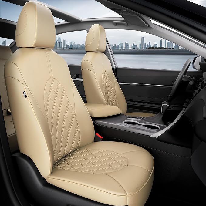 for Toyota Camry Seat Covers Hybrid XLE XSE 2018 2019 2020 2021 2022 2023 2024 by FEINEPRO