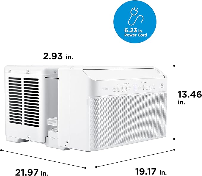 Midea MAW10V1QWT U-Shaped AC Window Air Conditioner - Image 8