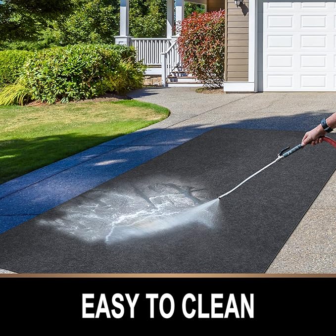 Oil Spill Mat, 7.4 x 20 Ft, Premium Absorbent Oil Pad. Contains Liquids - Image 6