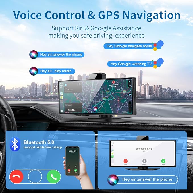 10.26" HD Wireless Android & Carplay Screen - Image 3
