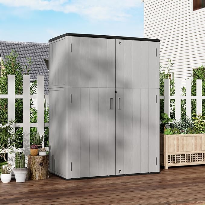 Vertical Storage Sheds with Floor, Sheds & Outdoor Storage Cabinet Waterproof - Image 3