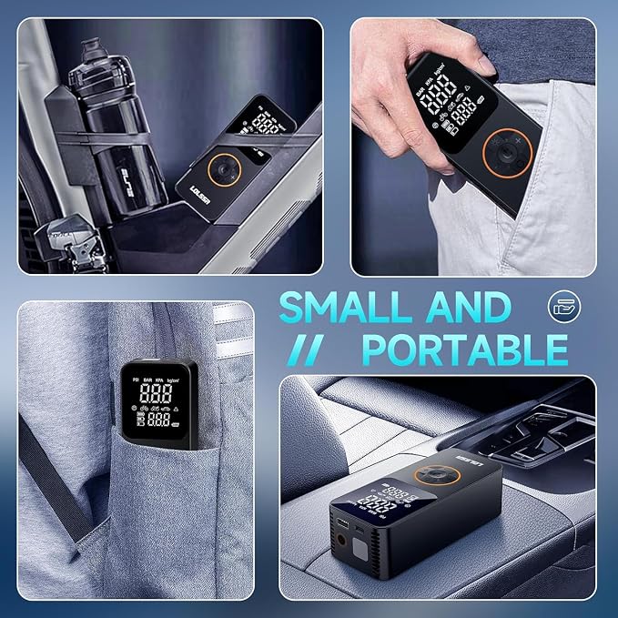 Tire Inflator Portable Air Compressor-Air Pump 20000mAh & 150PSI Cordless - Image 7