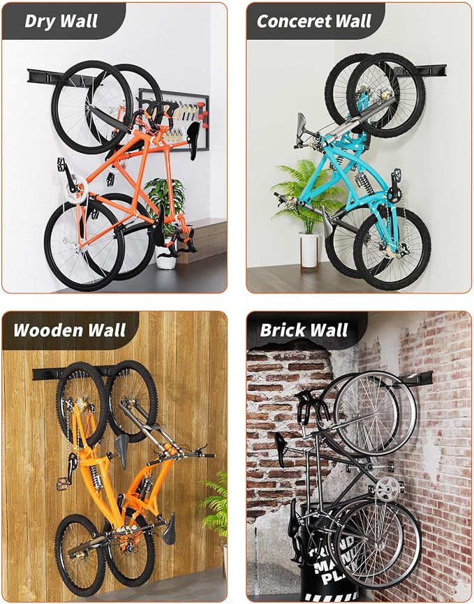 Bike Rack Wall Mount, Bike Hooks - Image 6
