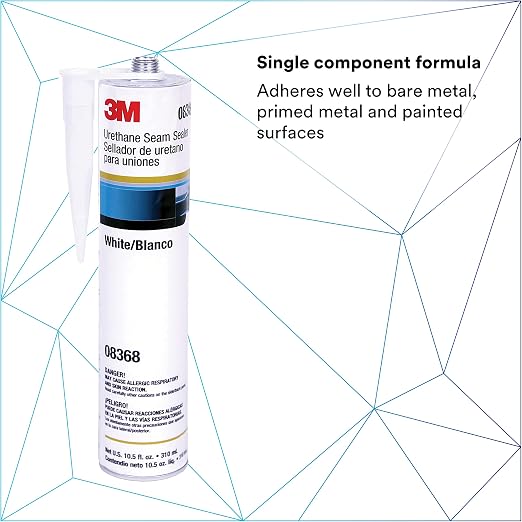 3M Urethane Seam Sealer, High Solids, Permanently Flexible, 310mL/10.5 fl oz - Image 2