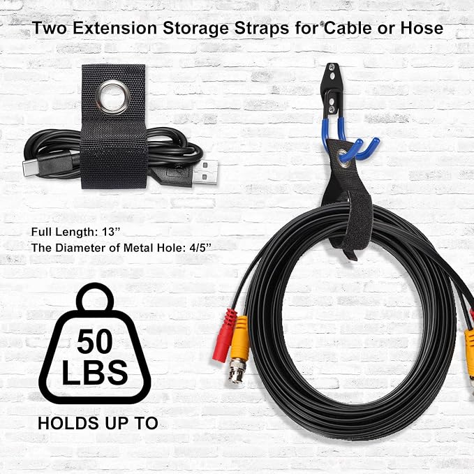 Garage Hook Heavy Duty Wall Storage Hangers, 32 Pack Garage Storage Hooks Steel - Image 3