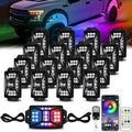 16 Pods 336 LEDs 5 Sides RGB Rock Lights, App/Remote Control Rock Lights by AutoBuero