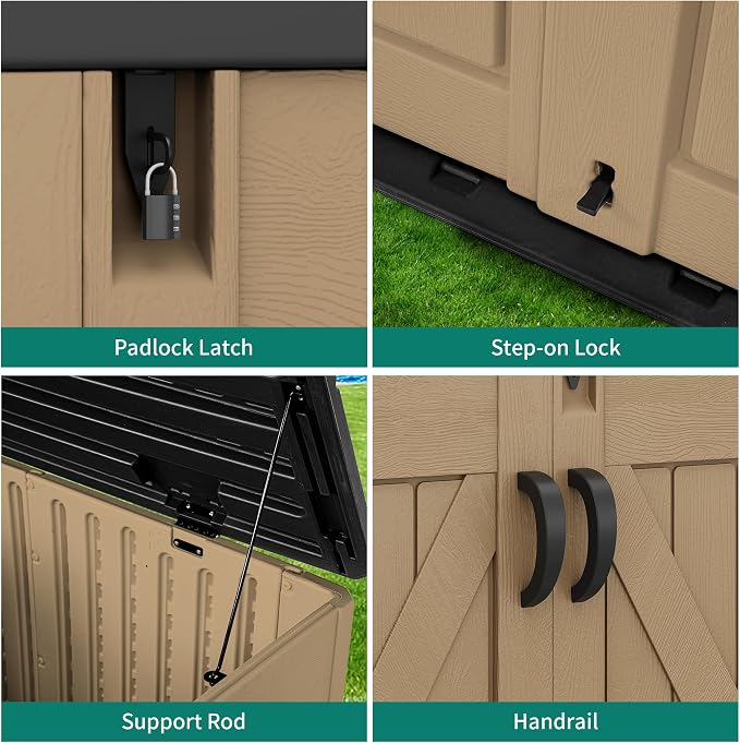 YITAHOME Outdoor Resin Storage Sheds - Image 3