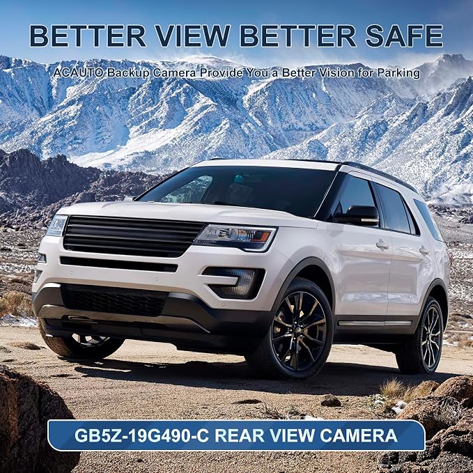 Rear View Backup Camera Fit for Ford Explorer 2016-2018, Reversing Parking - Image 7