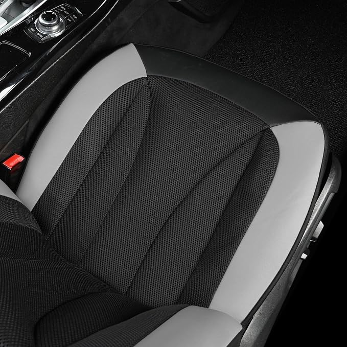 GIANT PANDA 2-Pack Front Mesh Car Seat Covers Custom Fit Toyota Tacoma 2016 - Image 6
